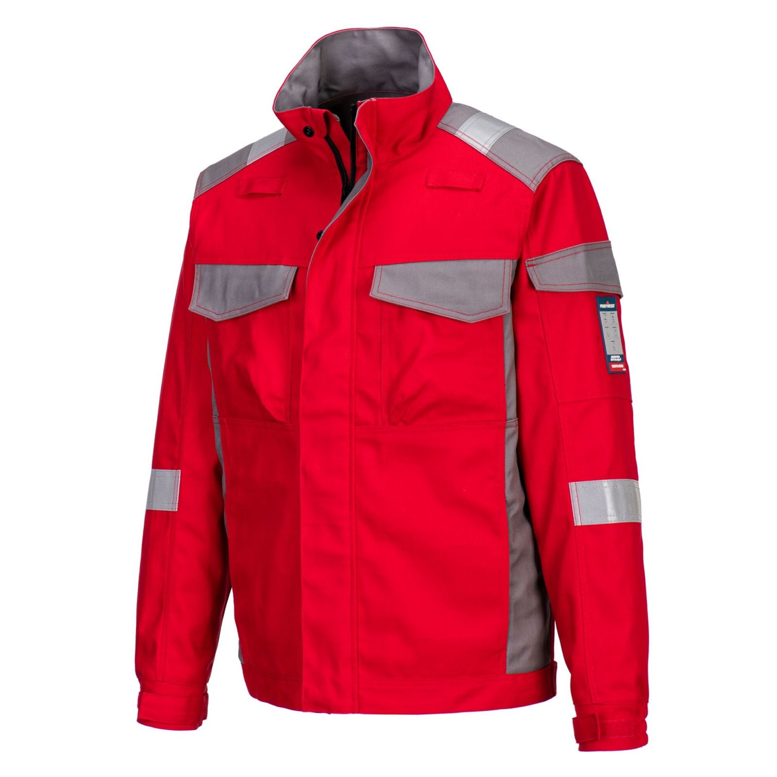 Portwest Bizflame Ultra FR Jack FR08 Two Tone vlamwerend antistatisch rood(RE)