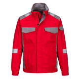 Portwest Bizflame Ultra FR Jack FR08 Two Tone vlamwerend antistatisch rood(RE)