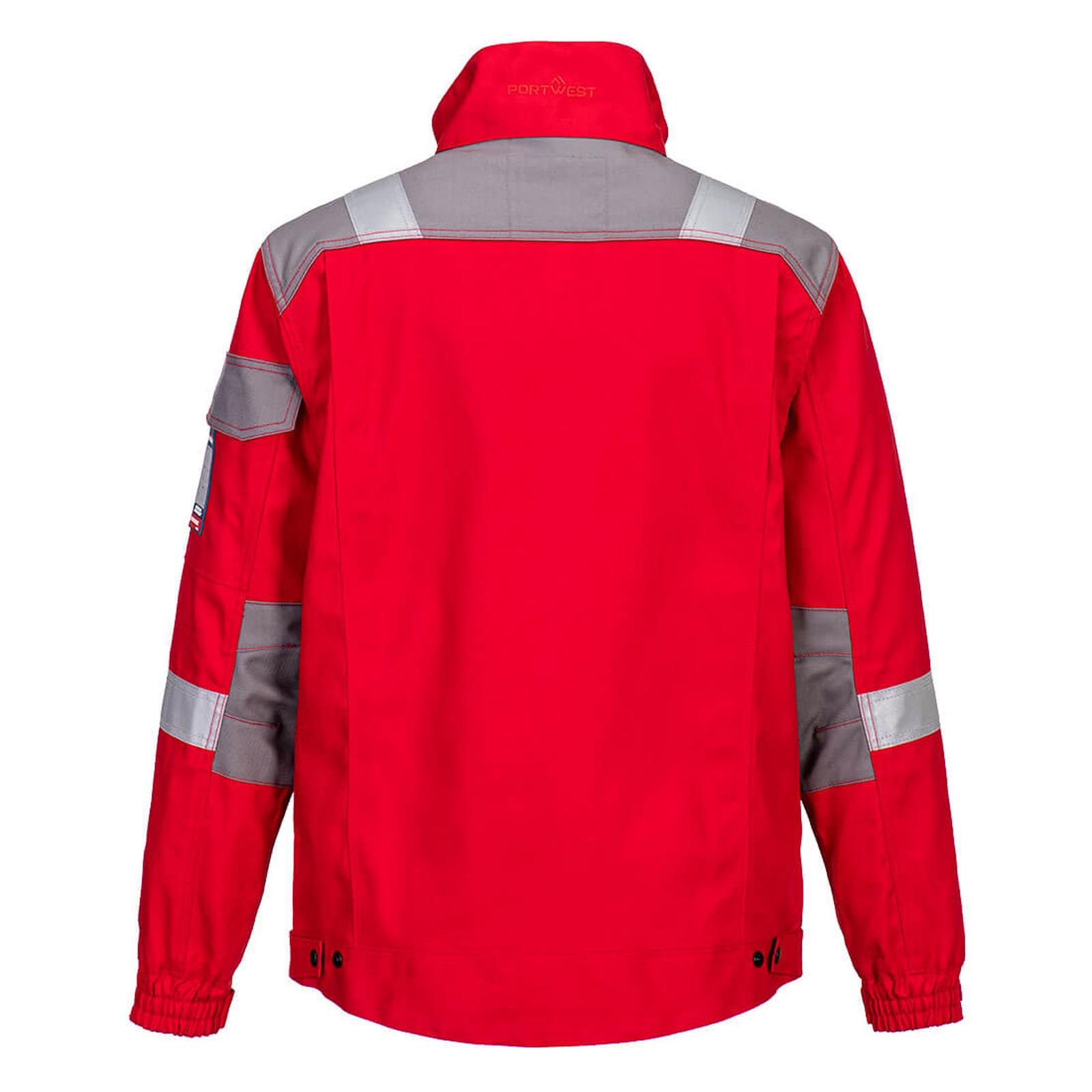 Portwest Bizflame Ultra FR Jack FR08 Two Tone vlamwerend antistatisch rood(RE)