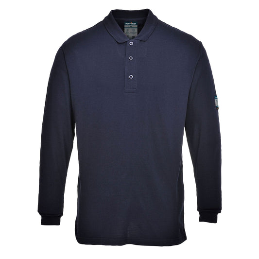 Portwest Modaflame Poloshirts FR10 Vlamvertragend- antistatisch marineblauw(NA)