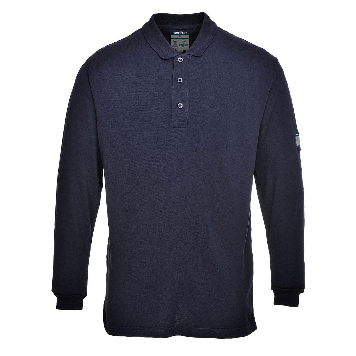 Portwest Modaflame Poloshirts FR10 Vlamvertragend- antistatisch marineblauw(NV)