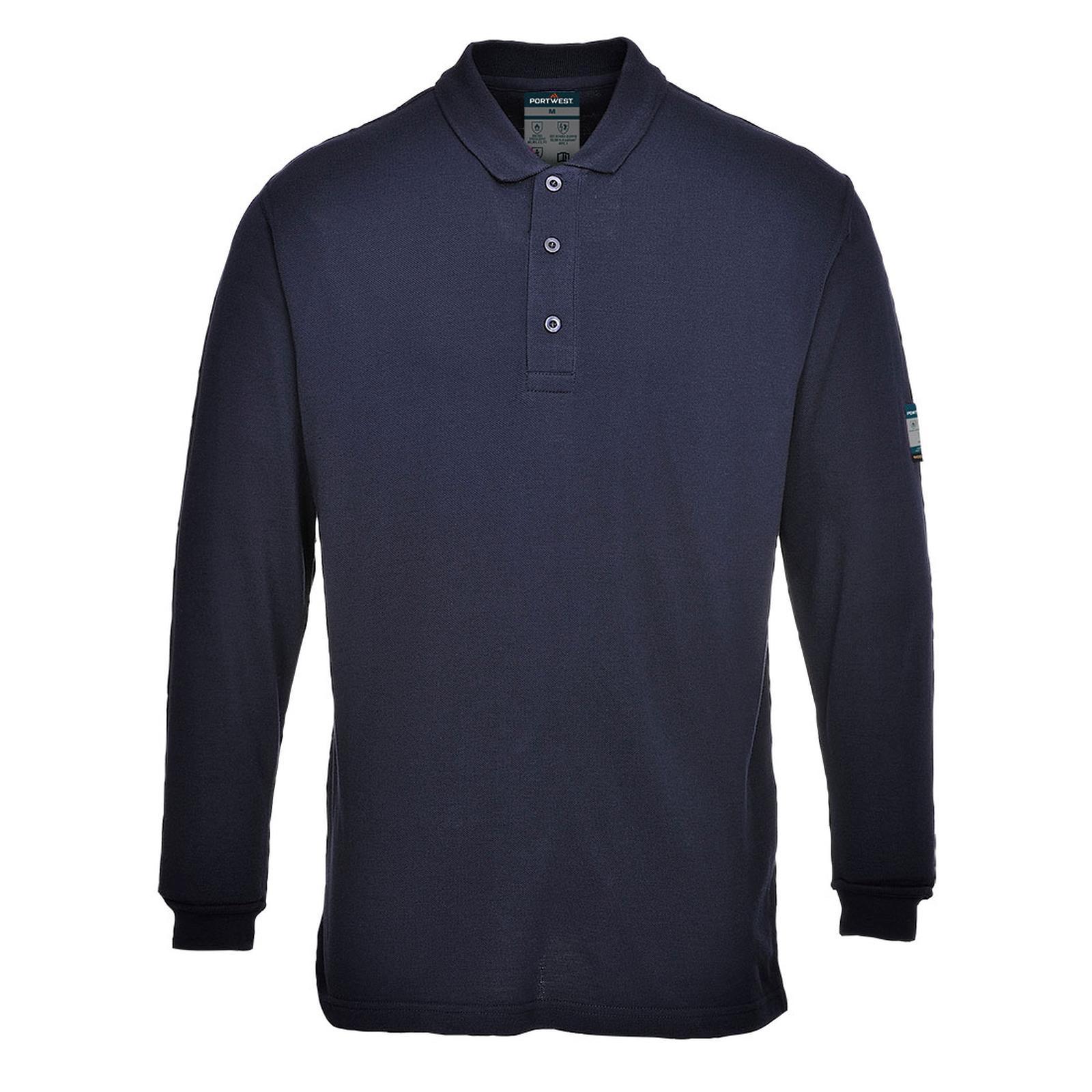 Portwest Modaflame Poloshirts FR10 Vlamvertragend- antistatisch marineblauw(NV)