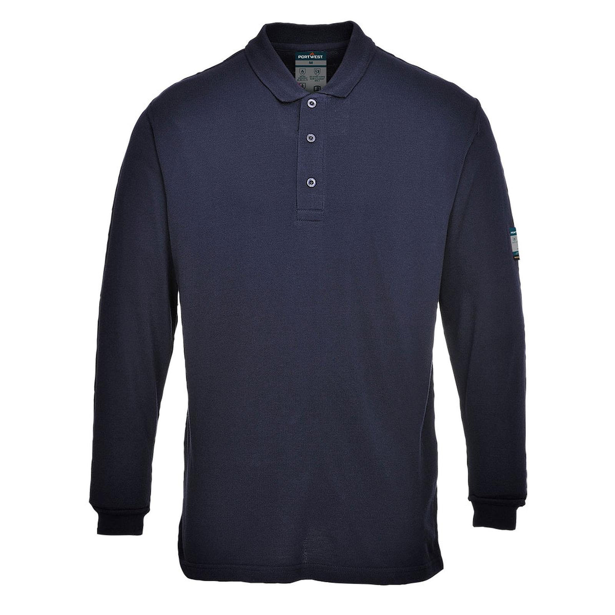 Portwest Modaflame Poloshirts FR10 Vlamvertragend- antistatisch marineblauw(NV)