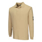 Portwest Modaflame Knit Vlamvertragend Poloshirt FR10 lange mouw vlamvertragend antistatisch tanbruin(TA)