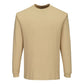 Portwest Modaflame Knit Vlamvertragend T-Shirt FR11 lange mouw vlamvertragend antistatisch tanbruin(TA)