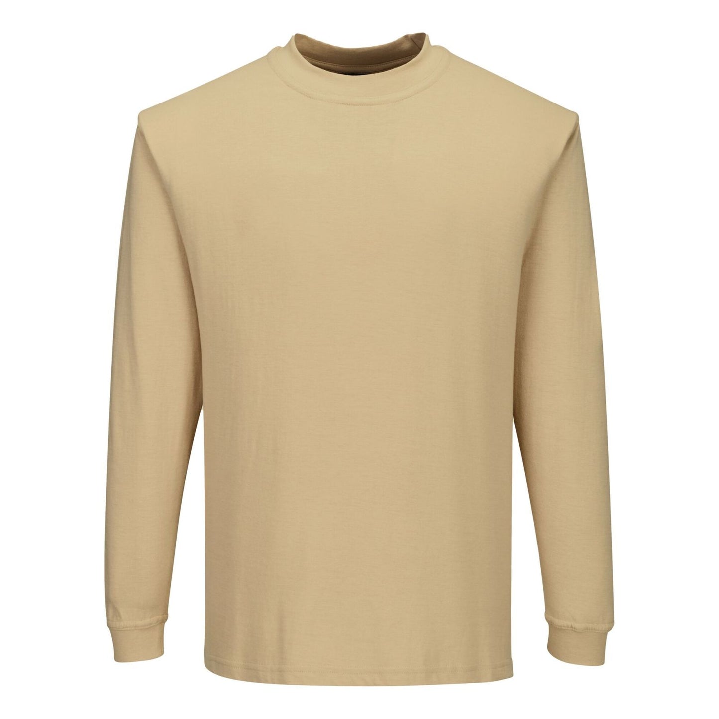 Portwest Modaflame Knit Vlamvertragend T-Shirt FR11 lange mouw vlamvertragend antistatisch tanbruin(TA)