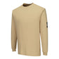 Portwest Modaflame Knit Vlamvertragend T-Shirt FR11 lange mouw vlamvertragend antistatisch tanbruin(TA)