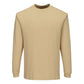 Portwest Modaflame Knit Vlamvertragend T-Shirt FR11 lange mouw vlamvertragend antistatisch tanbruin(TA)