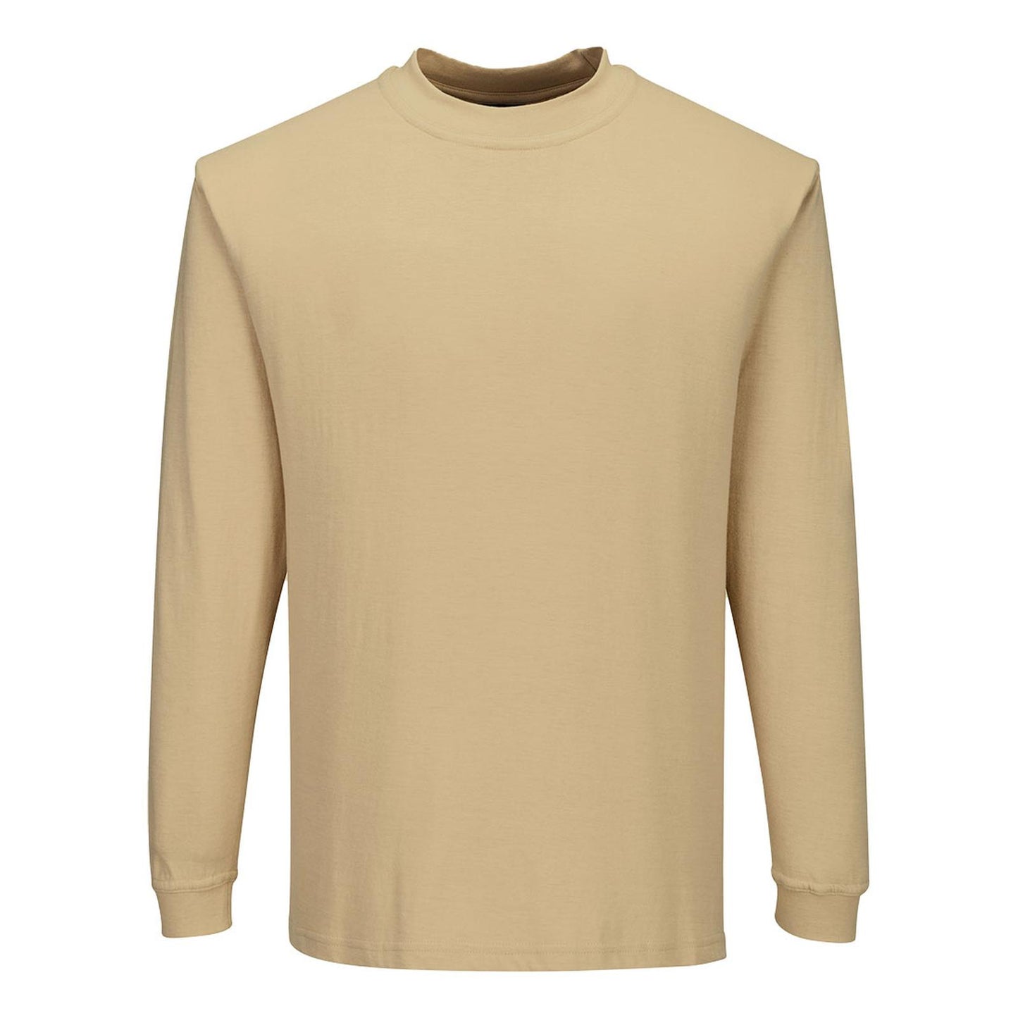 Portwest Modaflame Knit Vlamvertragend T-Shirt FR11 lange mouw vlamvertragend antistatisch tanbruin(TA)