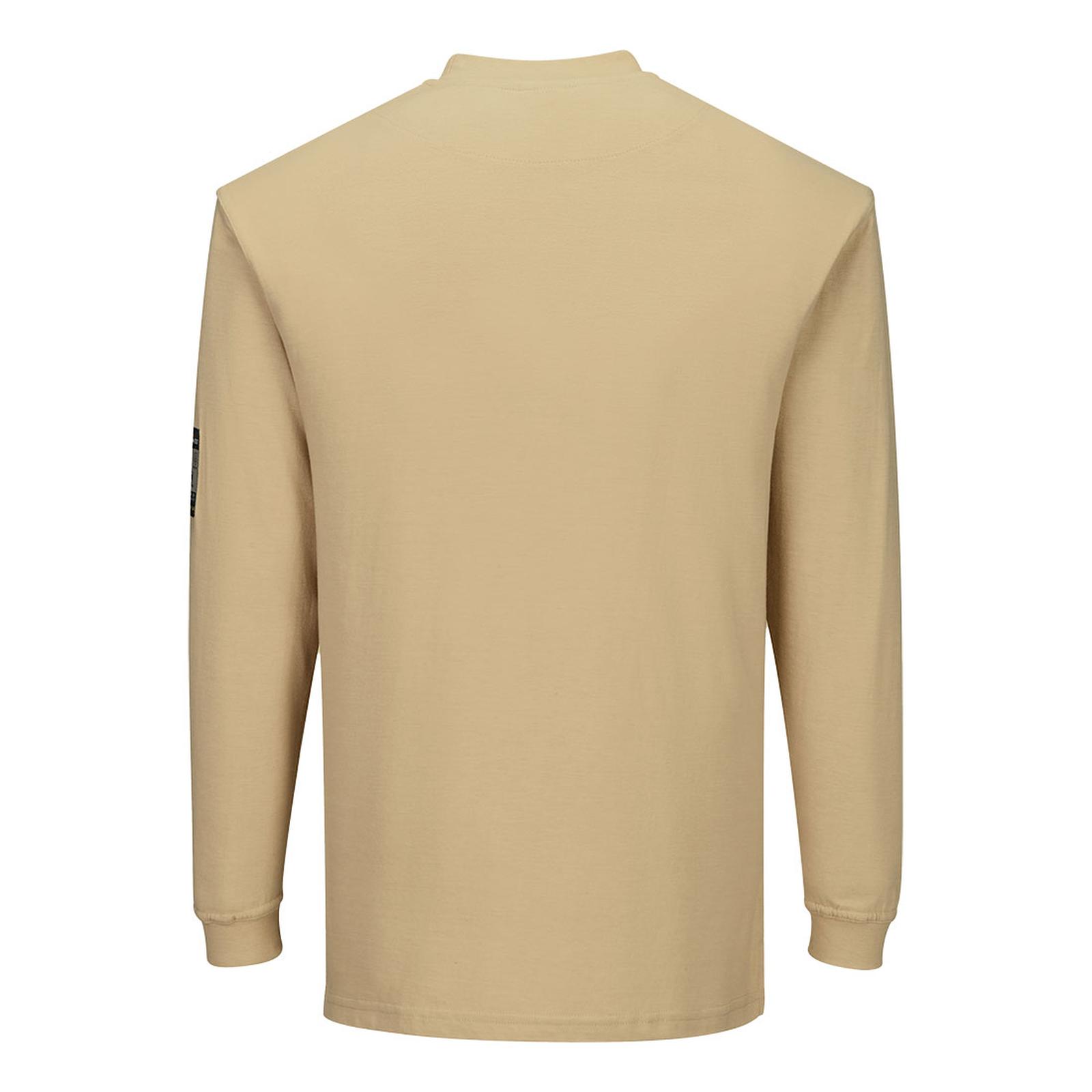 Portwest Modaflame Knit Vlamvertragend T-Shirt FR11 lange mouw vlamvertragend antistatisch tanbruin(TA)