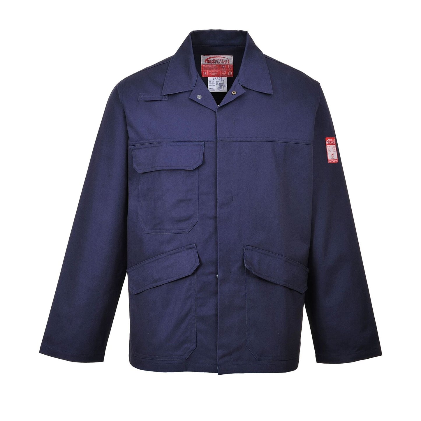 Portwest Bizflame Pro Jassen FR35 Vlamvertragend- antistatisch marineblauw(NA)