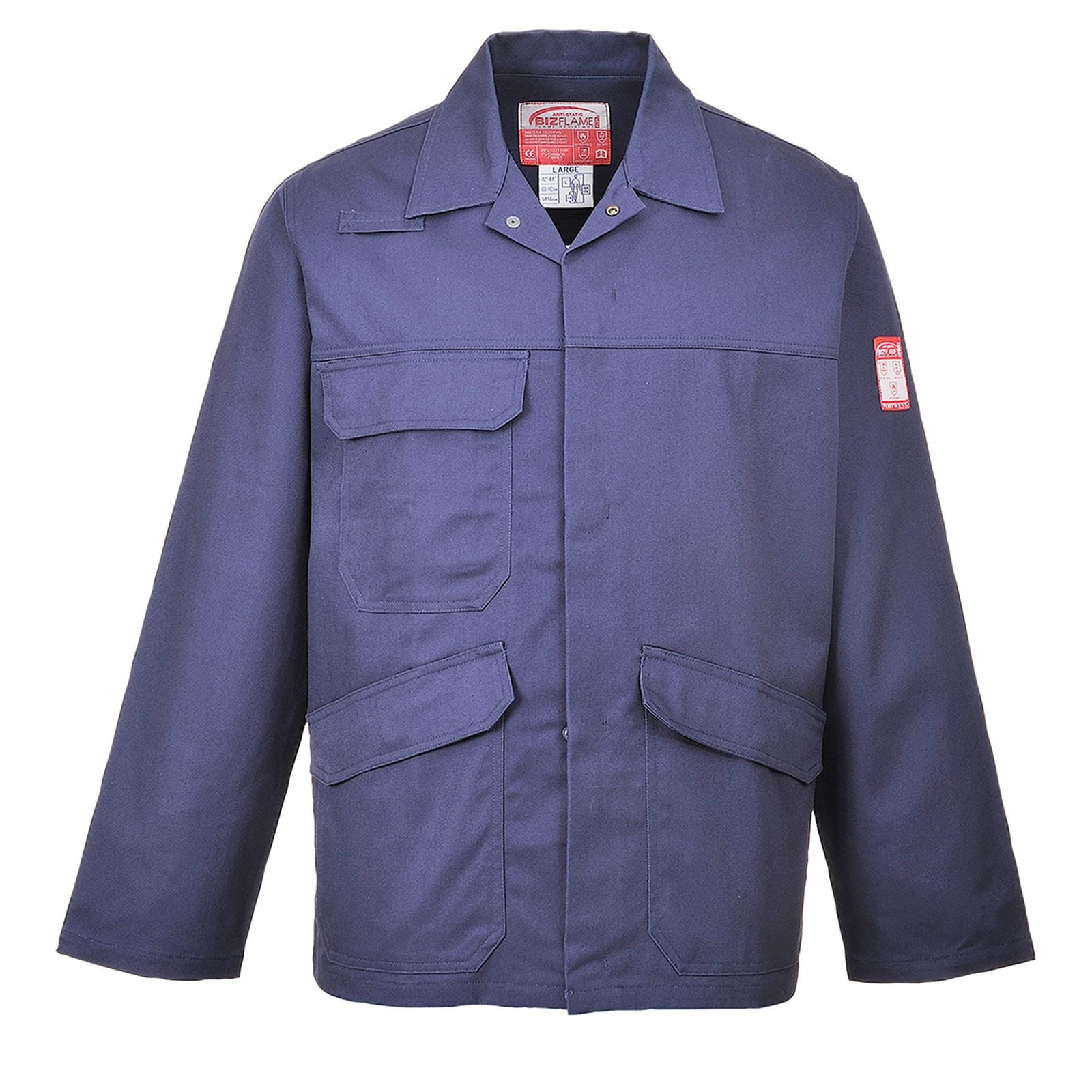 Portwest Bizflame Pro Jassen FR35 Vlamvertragend- antistatisch marineblauw(NA)
