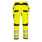 Portwest PW3 FR Broek FR407 stretch holster Hi-Vis vlamvertragend antistatisch geel-zwart(YB)