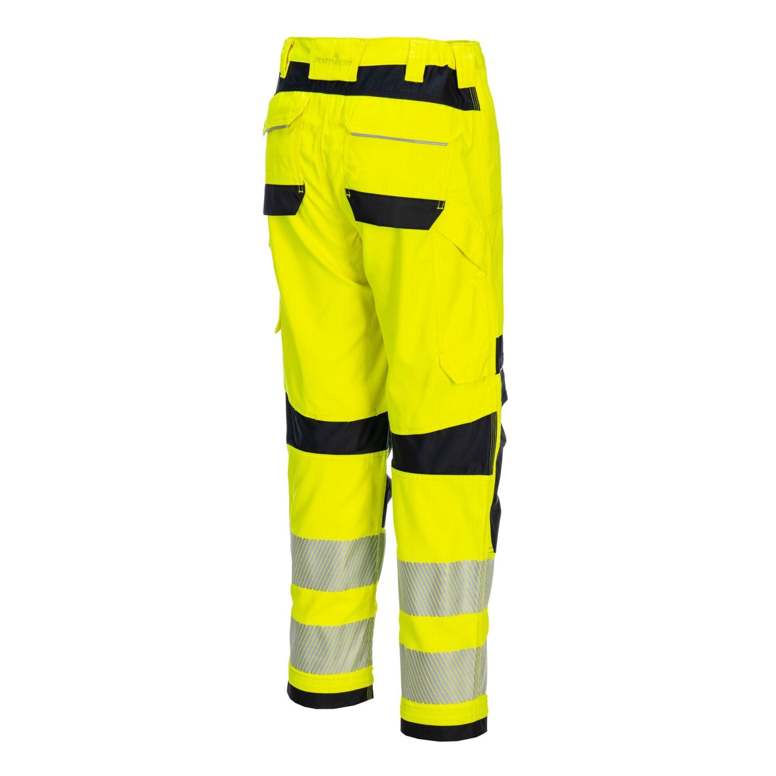 Portwest PW3 FR Broek FR409 dames stretch Hi-Vis vlamwerend antisttatisch geel-zwart(YB)