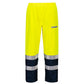 Portwest Bizflame Multi-Hazard Broek FR410 Light Arc Hi-Vis vlamwerend antistatisch geel-marineblauw(YN)