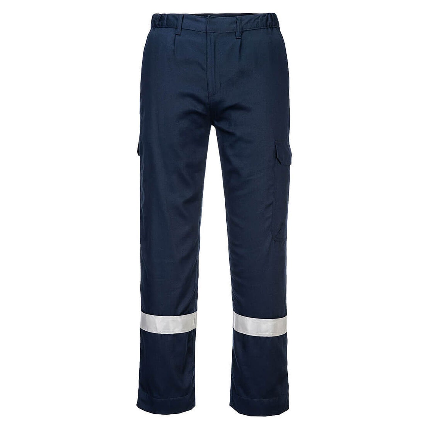 Portwest Bizflame Plus FR Broek FR412 vlamvertragend antistatisch reflectie marineblauw(NA)