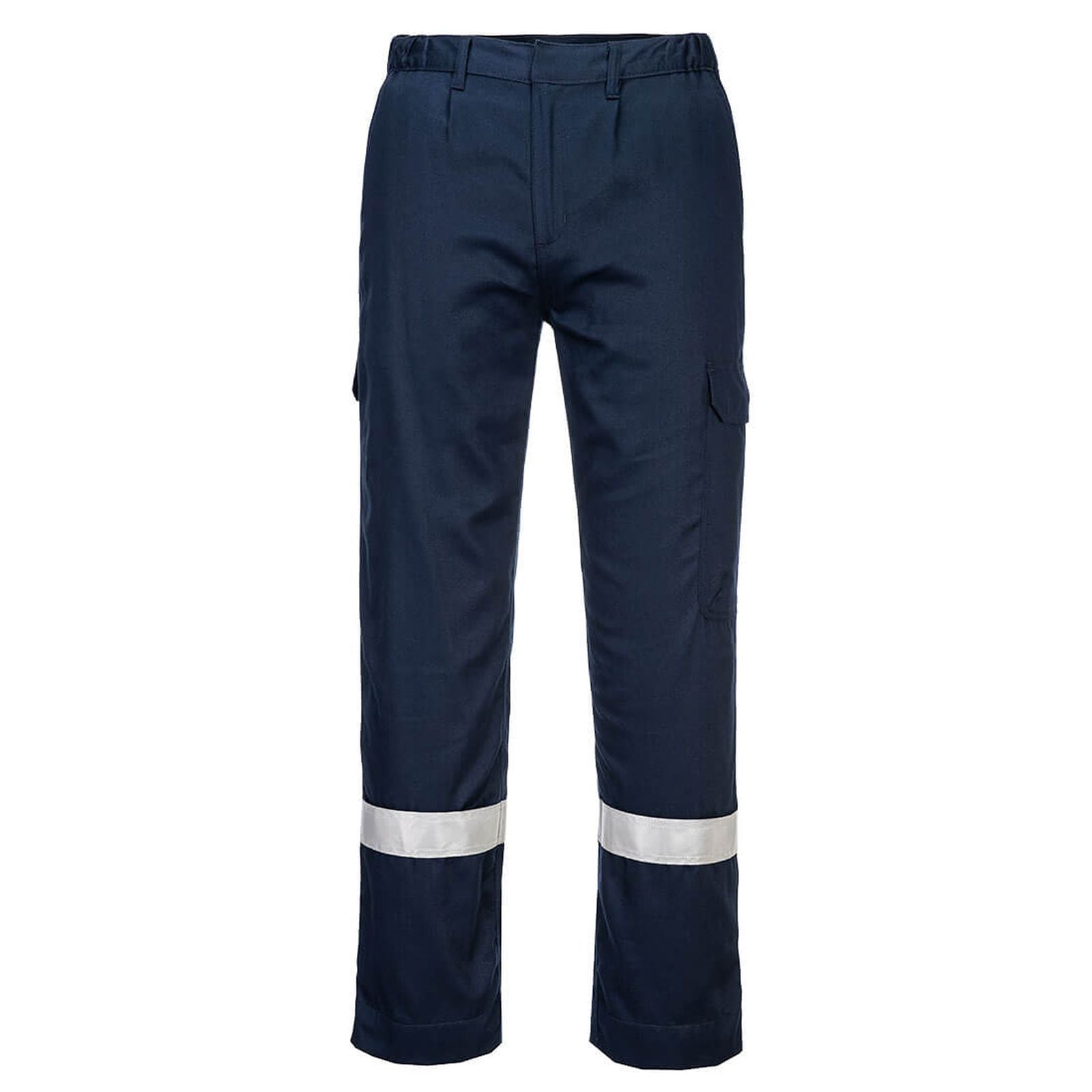 Portwest Bizflame Plus FR Broek FR412 vlamvertragend antistatisch reflectie marineblauw(NA)