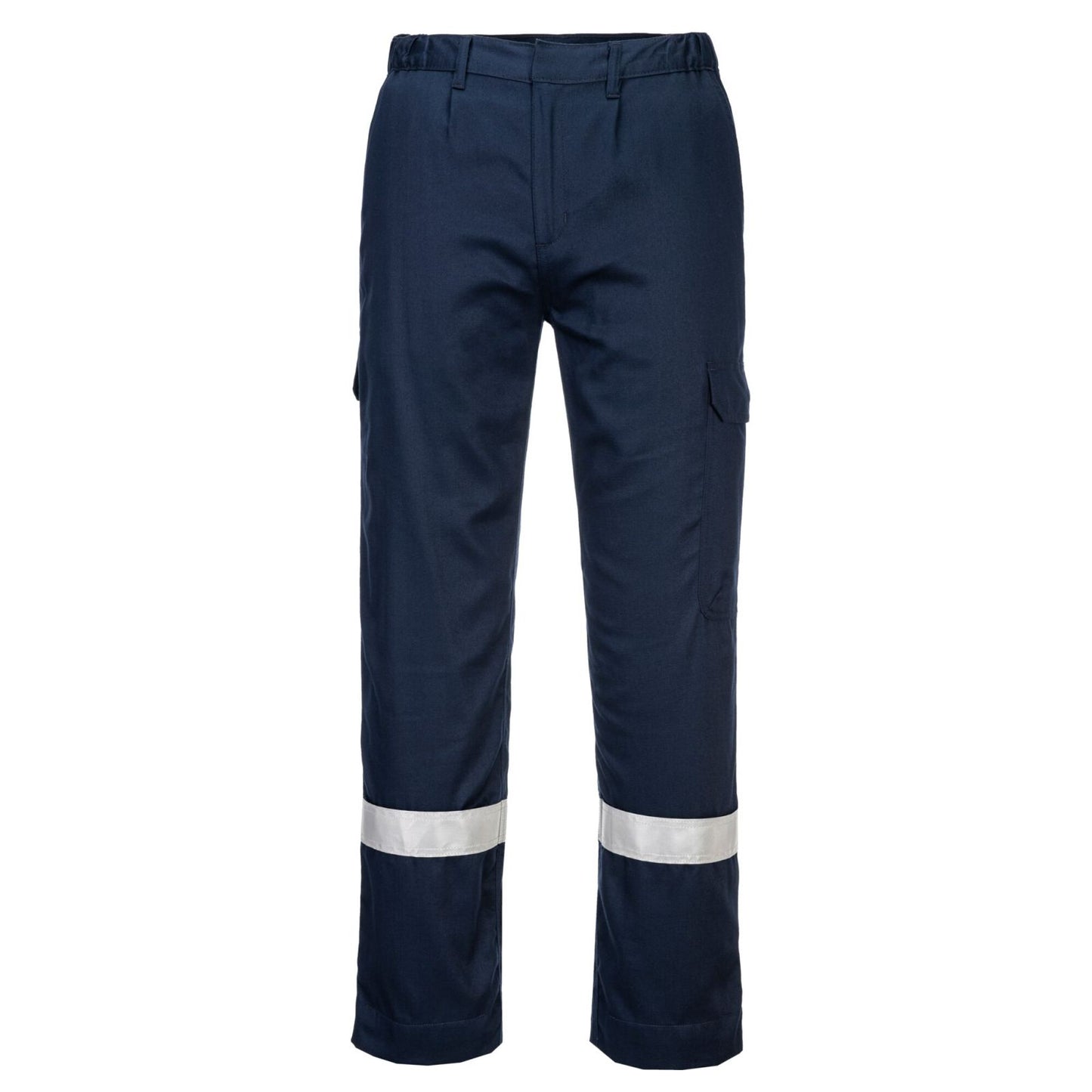 Portwest Bizflame Plus FR Broek FR412 vlamvertragend antistatisch reflectie marineblauw(NA)