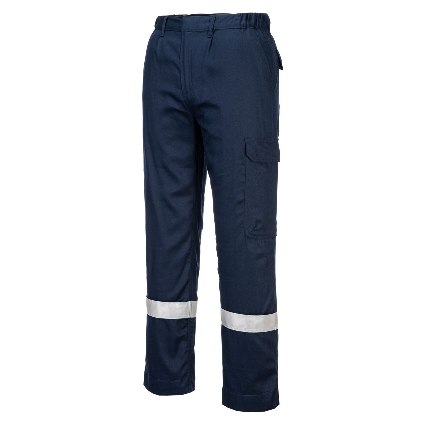 Portwest Bizflame Plus FR Broek FR412 vlamvertragend antistatisch reflectie marineblauw(NA)