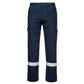 Portwest Bizflame Plus FR Broek FR412 vlamvertragend antistatisch reflectie marineblauw(NA)