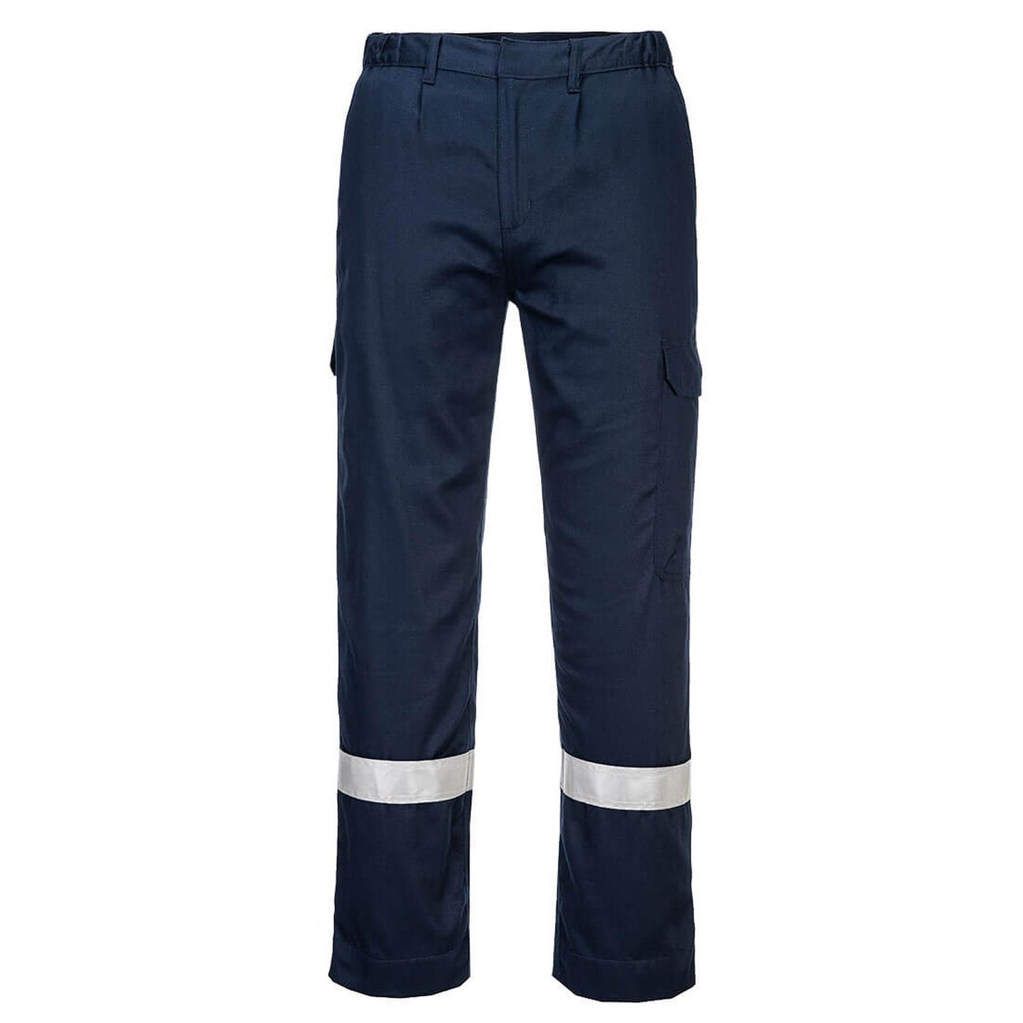 Portwest Bizflame Plus FR Broek FR412 vlamvertragend antistatisch reflectie marineblauw(NA)