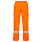 Portwest Bizflame Plus FR Broek FR412 vlamvertragend antistatisch reflectie oranje(OR)