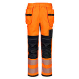 Portwest PW3 FR Broek FR415 HVO vlamwerend antistatisch HiVis oranje-zwart(OB)