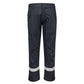 Portwest Bizflame Work Vlamvertragend Multi-norm Broek FR417 FR chemisch bestendig zwart(BK)