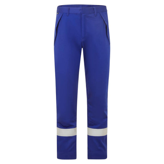 Portwest Bizflame Work Vlamvertragend Multi-norm Broek FR417 FR chemisch bestendig koningsblauw(RB)