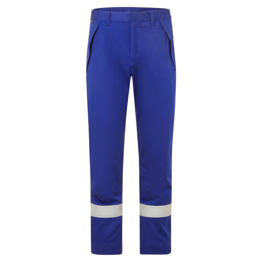 Portwest Bizflame Work Vlamvertragend Multi-norm Broek FR417 FR chemisch bestendig koningsblauw(RB)