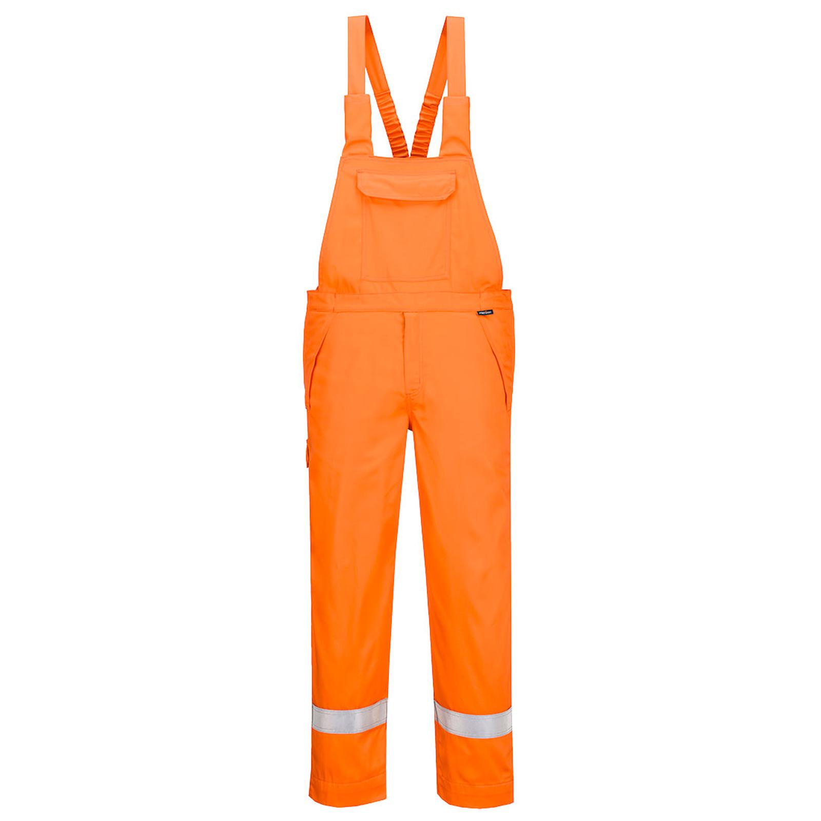 Portwest Bizflame Work Vlamvertragend Multi-norm Amerikaanse Overall FR418 FR chemisch bestendig oranje(OR)