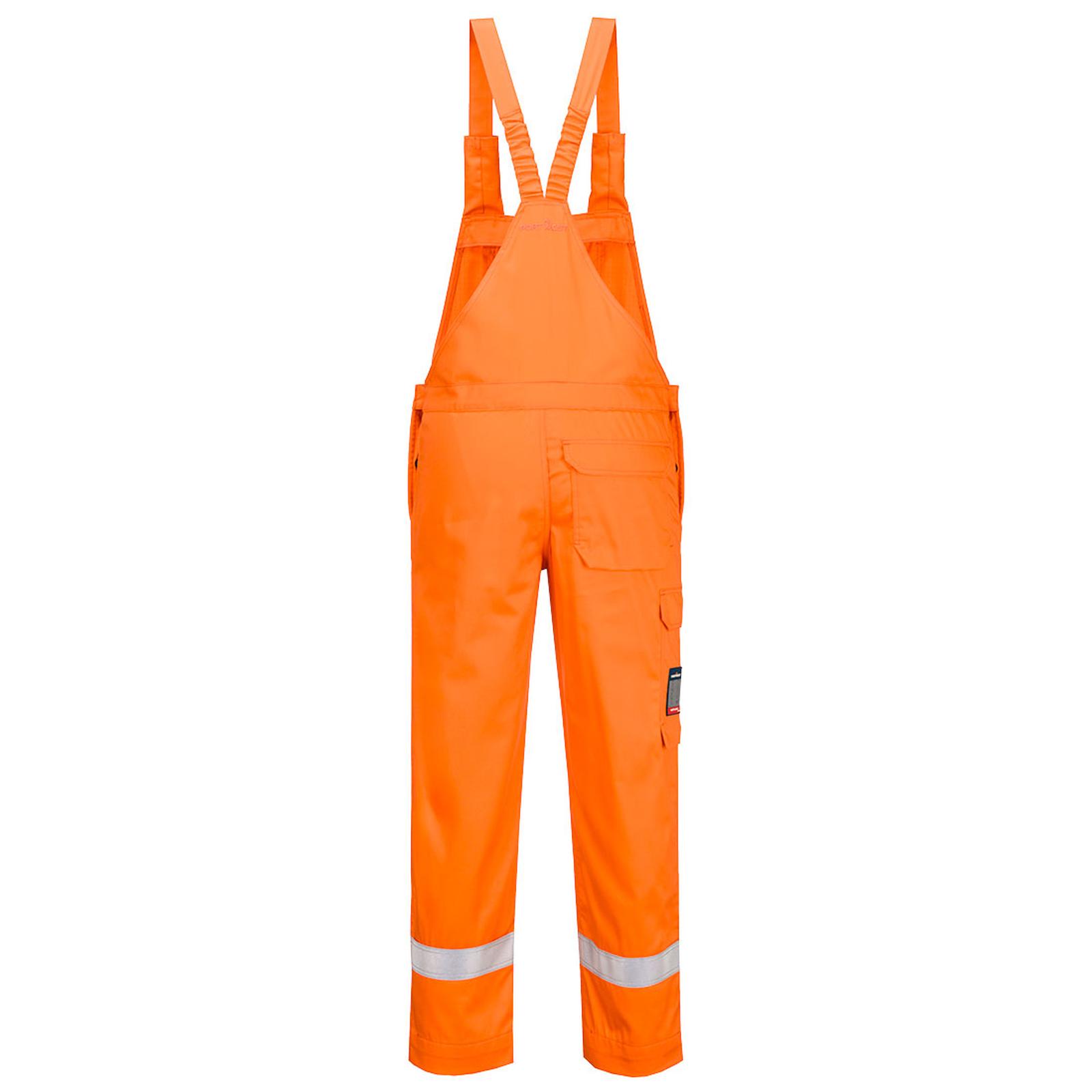 Portwest Bizflame Work Vlamvertragend Multi-norm Amerikaanse Overall FR418 FR chemisch bestendig oranje(OR)