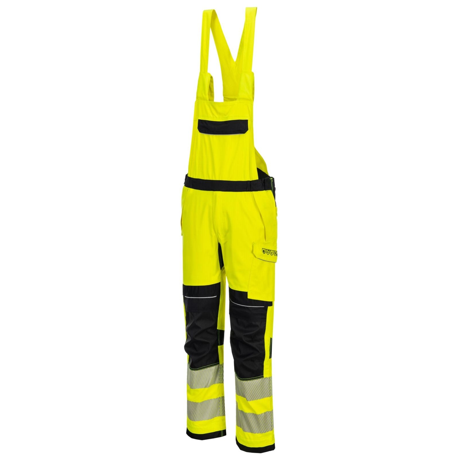 Portwest PW3 FR Amerikaanse Overall FR420 Modaflame HiVis vlamwerend antistatisch geel-zwart(YB)