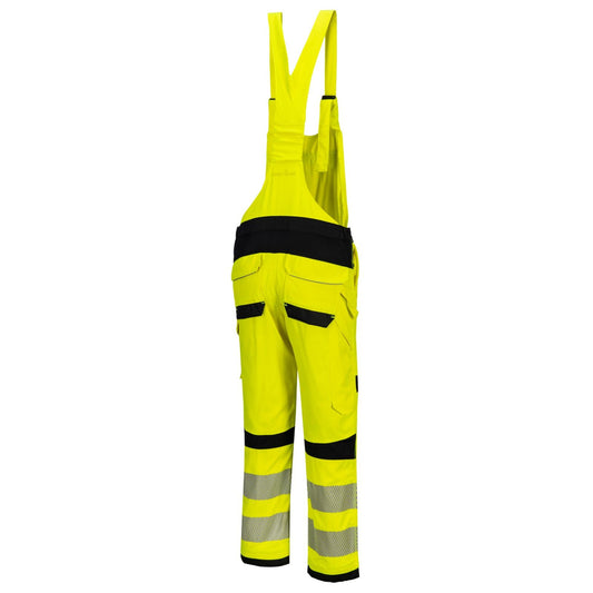 Portwest PW3 FR Amerikaanse Overall FR420 Modaflame HiVis vlamwerend antistatisch geel-zwart(YB)