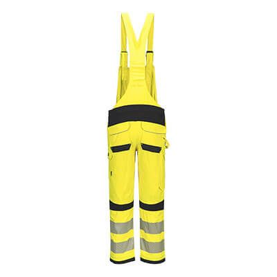 Portwest PW3 FR Amerikaanse Overall FR420 Modaflame HiVis vlamwerend antistatisch geel-zwart(YB)