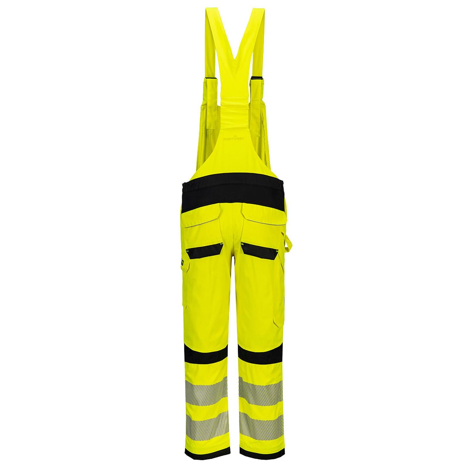 Portwest PW3 FR Amerikaanse Overall FR420 Modaflame HiVis vlamwerend antistatisch geel-zwart(YB)