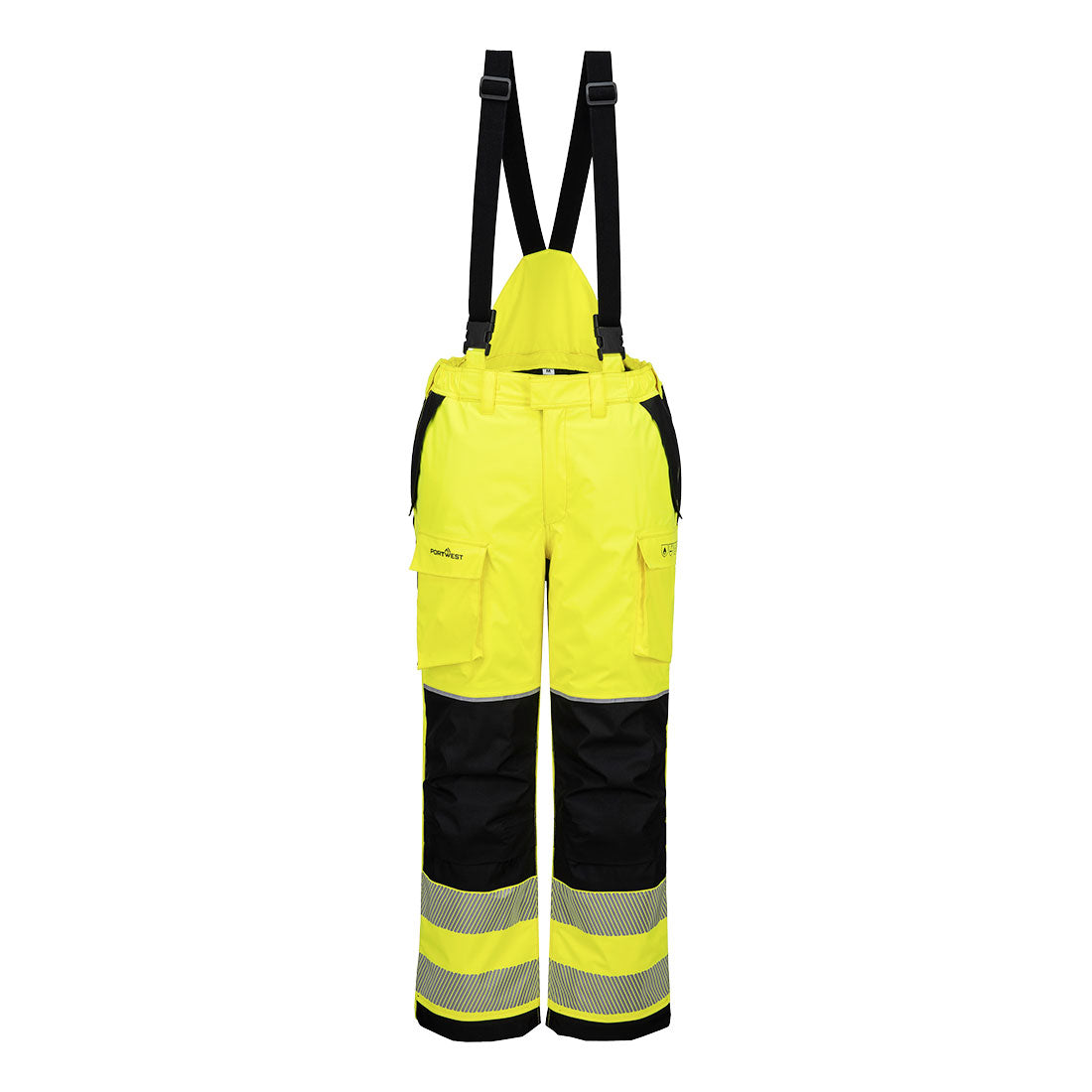 Portwest PW3 FR Winterbroek FR426 vlamvertragend Modaflame Hi-Vis geel-zwart(YB)