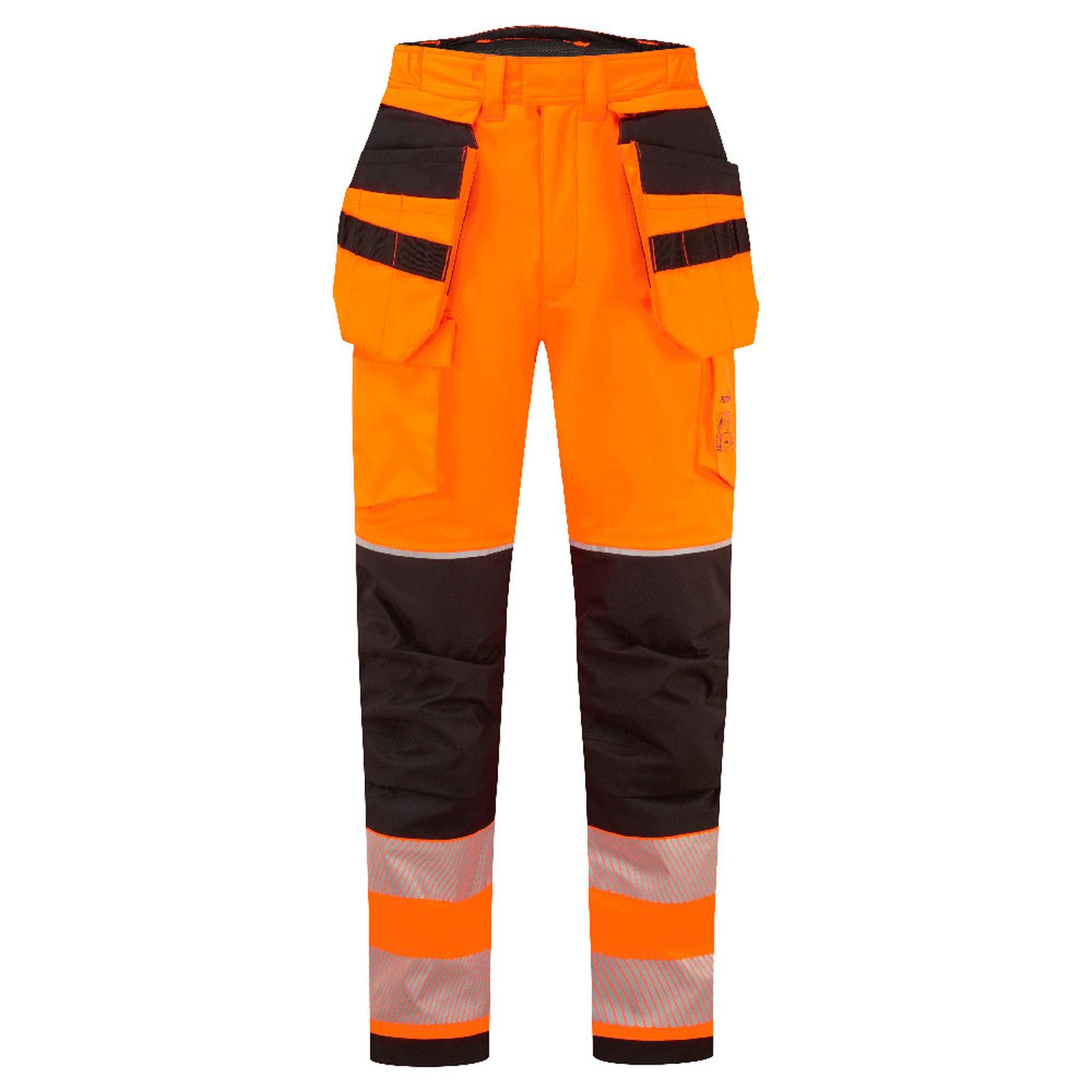 Portwest PW3 Vlamvertragend Multi-norm Winterbroek FR427 vlamvertragend Modaflame Hi-Vis holsterzakken oranje-zwart(OB)