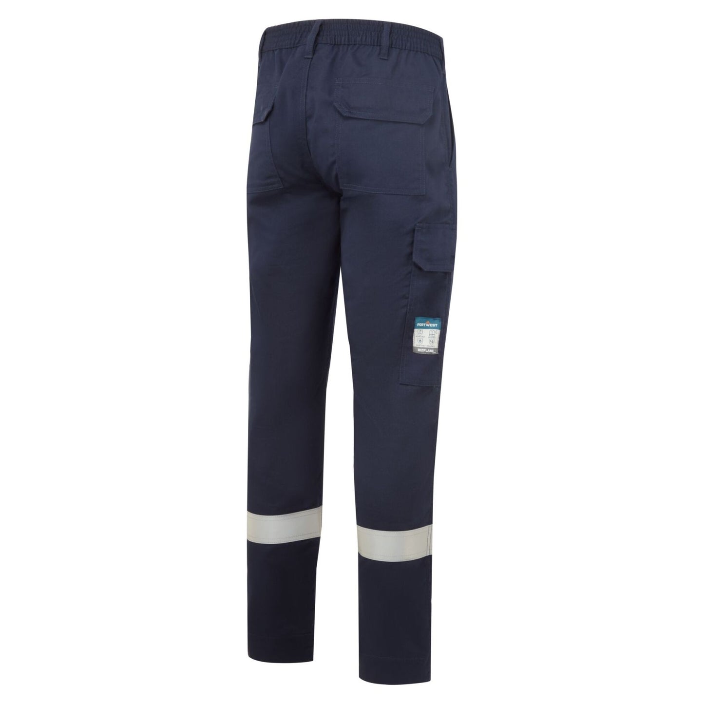 Portwest Bizflame Work Vlamvertragend Multi-norm Broek FR432 Bizflame 88/12 FR donker marineblauw(NV)