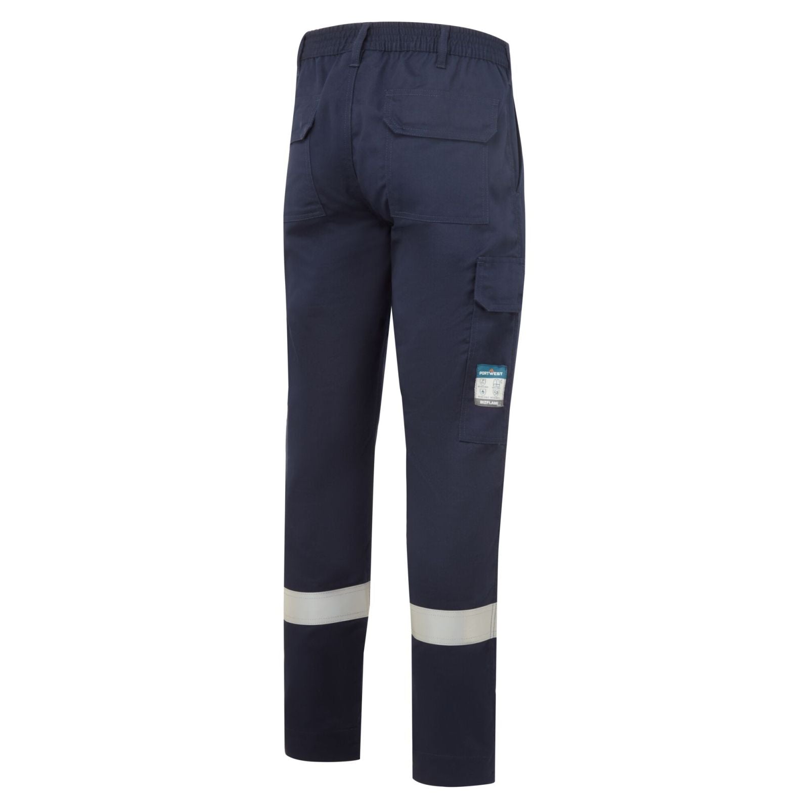 Portwest Bizflame Work Vlamvertragend Multi-norm Broek FR432 Bizflame 88/12 FR donker marineblauw(NV)