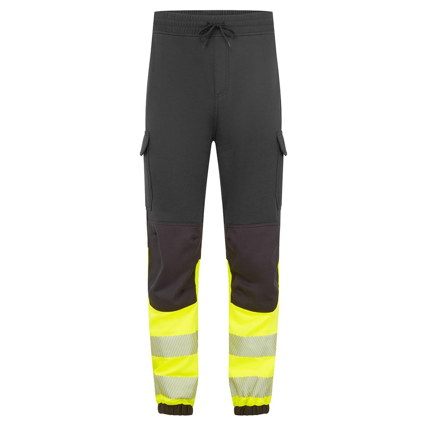 Portwest PW3 Vlamvertragend Multi-norm Jogger FR433 Hi-Vis Klasse 1 FR zwart-geel(BK)