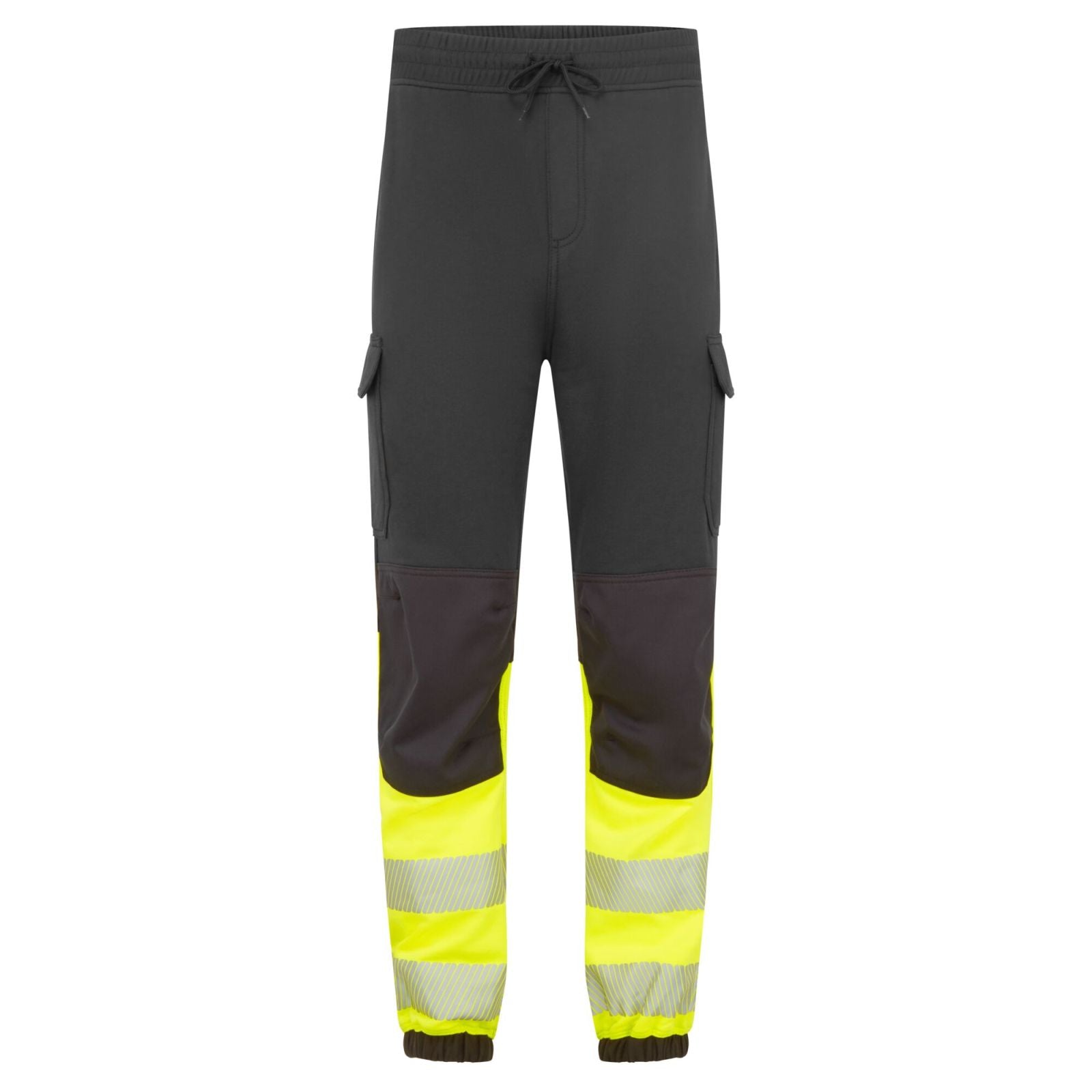 Portwest PW3 Vlamvertragend Multi-norm Jogger FR433 Hi-Vis Klasse 1 FR zwart-geel(BK)