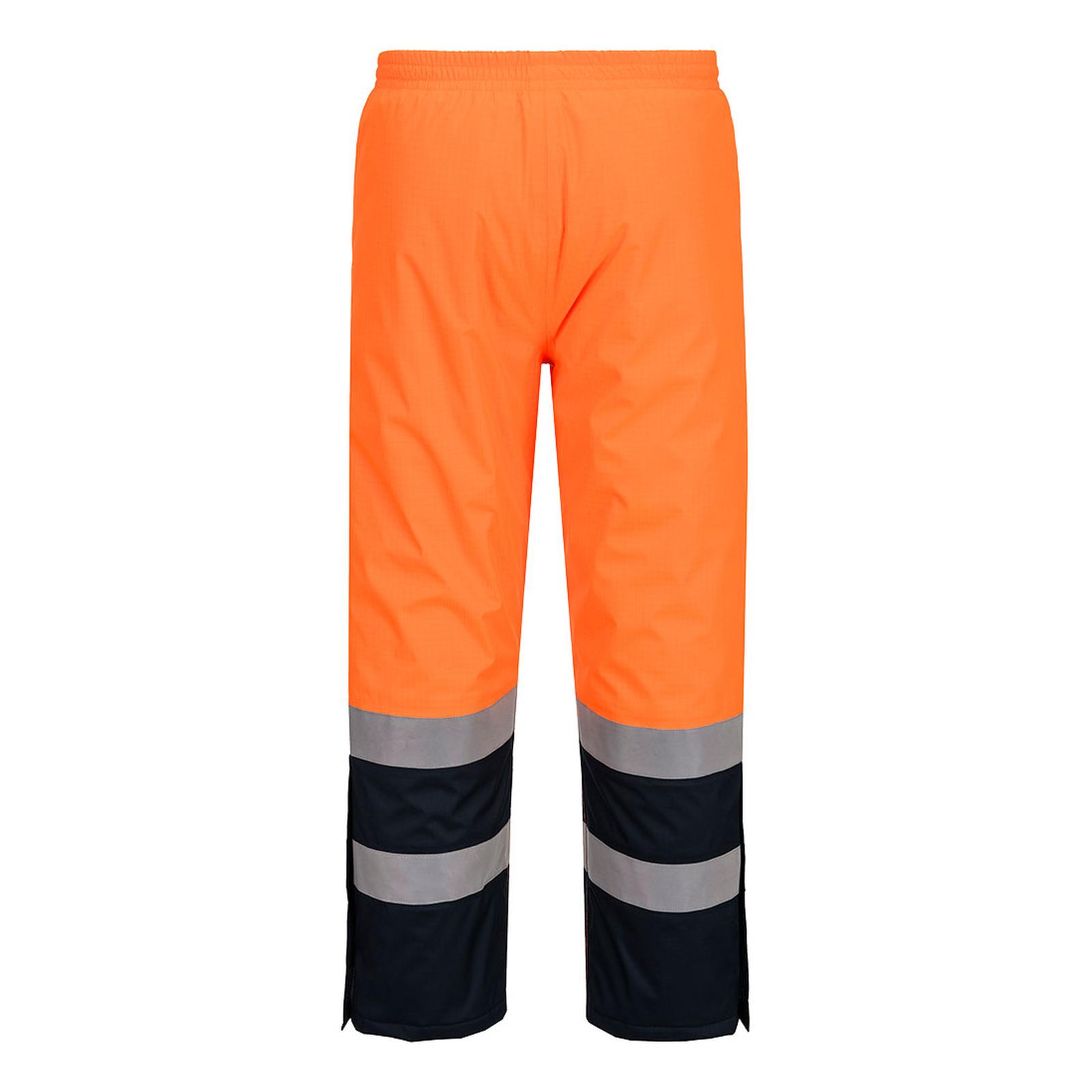 Portwest Bizflame Rain+ HV Vlamvertragend Multi-norm Winterbroek FR434 Bizflame Rain+ Hi-Vis Multi-Norm Contrast FR oranje-marineblauw(ON)
