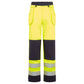 Portwest Bizflame Work HV Vlamvertragend Multi-norm Holsterbroek FR440 Bizflame Work Hi-Vis contrast FR geel-marineblauw(YN)