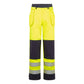 Portwest Bizflame Work HV Vlamvertragend Multi-norm Holsterbroek FR440 Bizflame Work Hi-Vis contrast FR geel-marineblauw(YN)