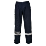 Portwest Bizflame Work FR Vlamvertragend Multi-norm Werkbroek FR445 FR Dames donker marineblauw(NV)
