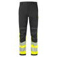 Portwest PW3 Vlamvertragend Multi-norm Werkbroek FR450 Modaflame Hi-Vis klasse 1 FR geel-zwart(YB)