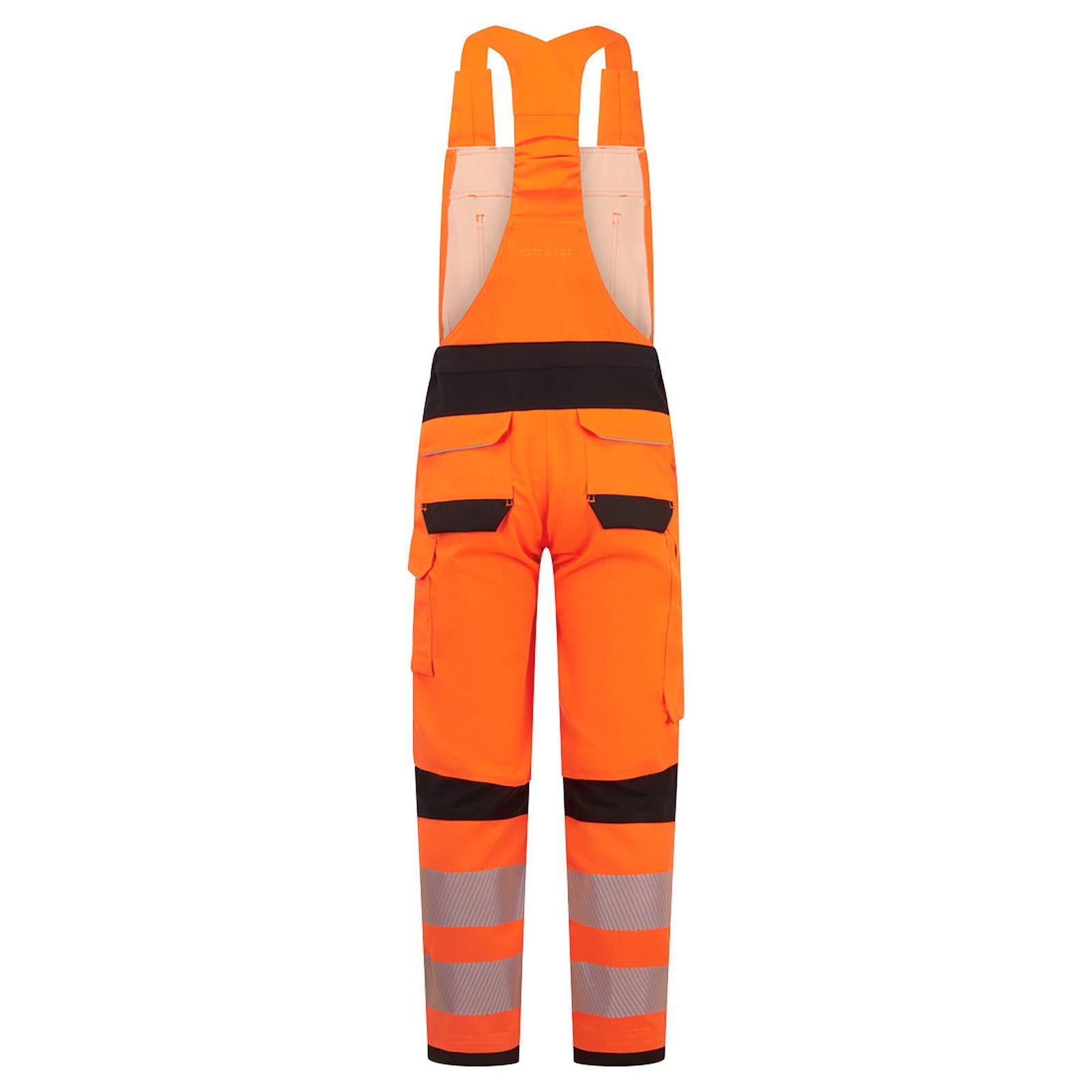 Portwest PW3 Vlamvertragend Multi-norm Werkbroek FR453 Amerikaanse overall Modaflame Multinorm Hi-Vis klasse 1 FR(OB)