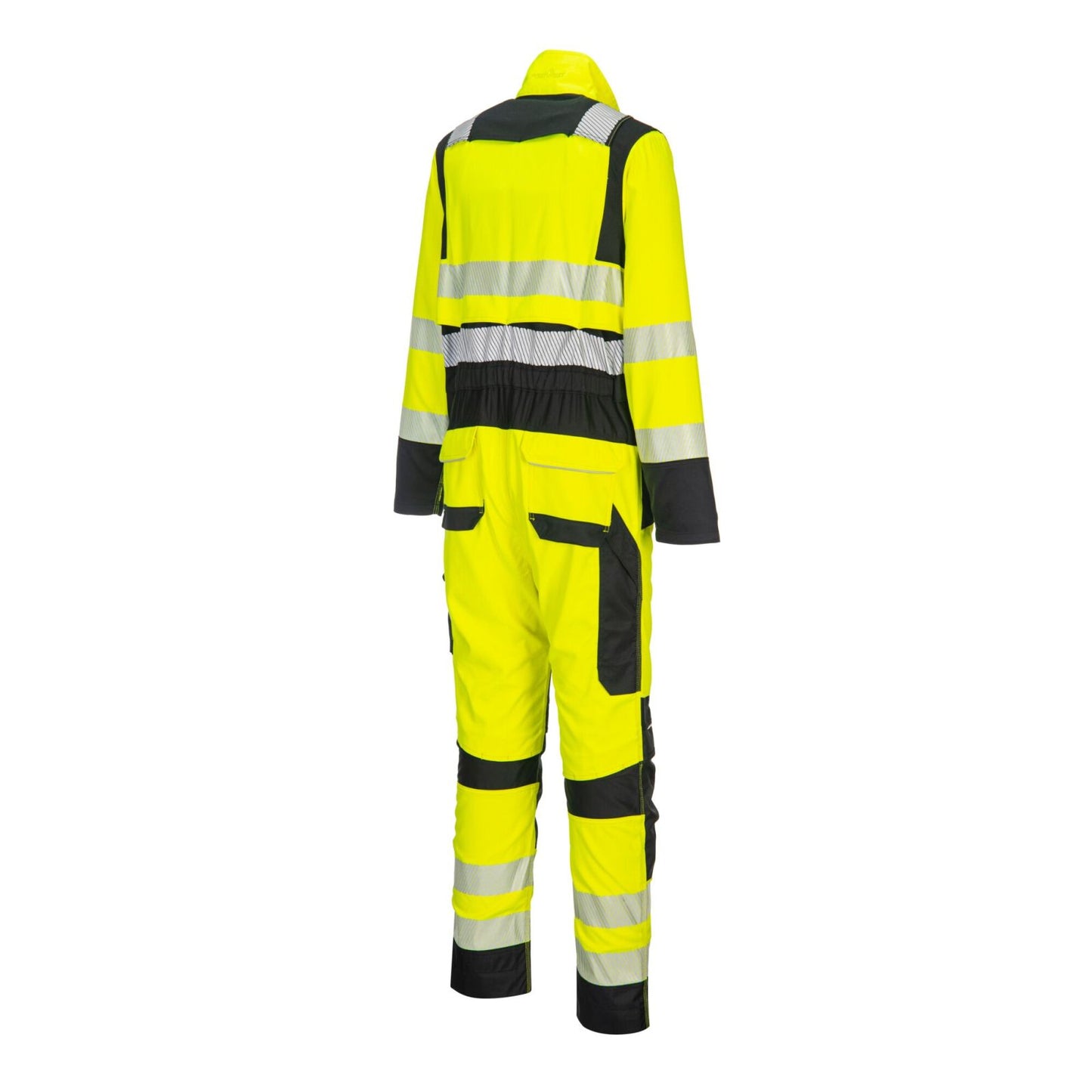Portwest PW3 FR Coverall FR507 Hi-Vis vlamvertragend antistatisch reflectie 280gm geel-zwart(YB)