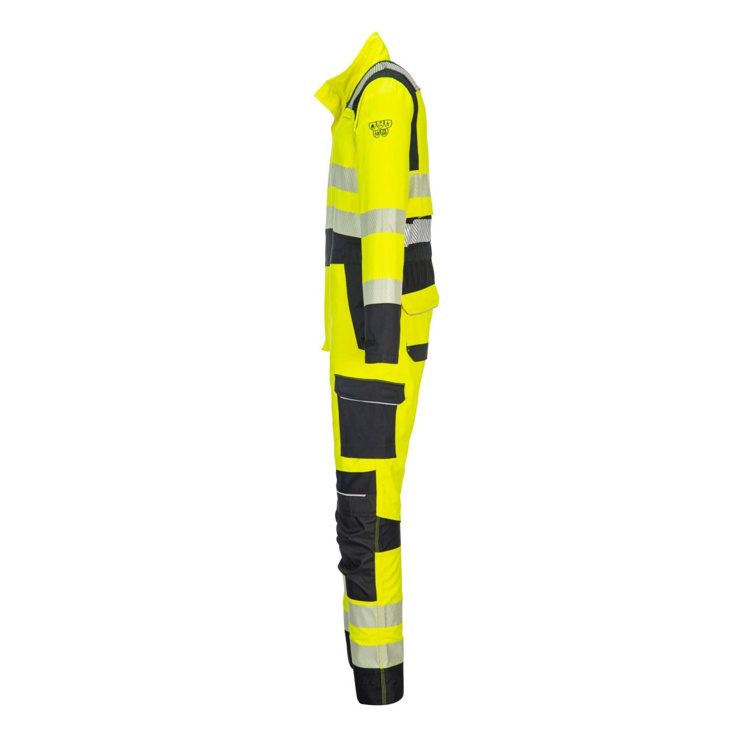 Portwest PW3 FR Coverall FR507 Hi-Vis vlamvertragend antistatisch reflectie 280gm geel-zwart(YB)